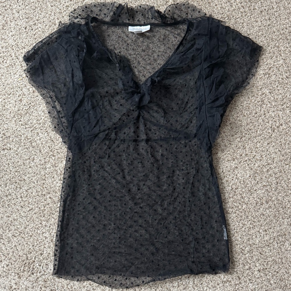 Motherhood maternity sheer top